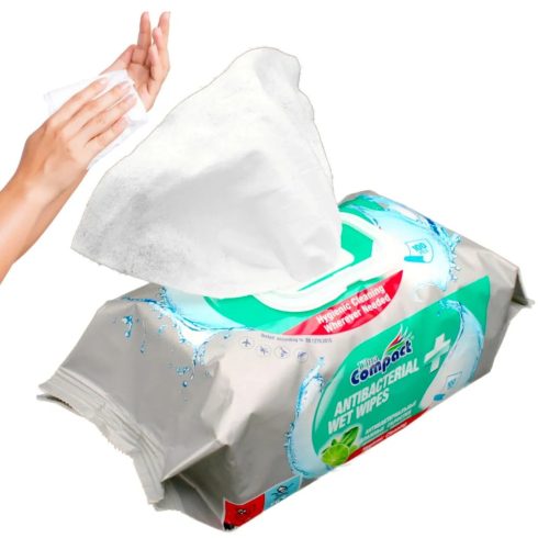 Ultra Compact antibakteriális törlőkendő, 40 darabos csomag, 00011