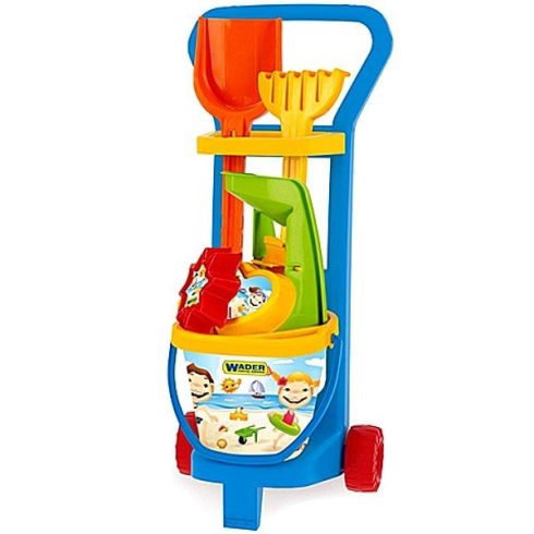 Wader húzós kocsi homokozó szett - 00173