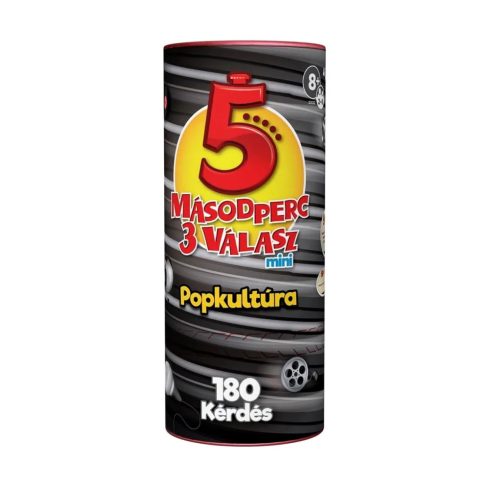 5 Másodperc 3 Válasz, Mini Popkultúra társasjáték, 00235