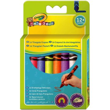 Crayola háromszög zsírkréta - 16 darabos csomag - 00251