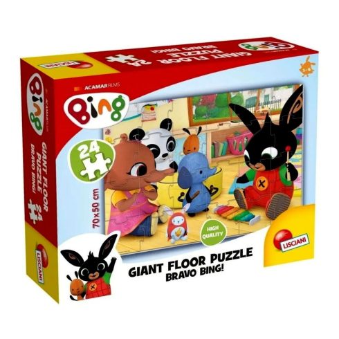 Lisciani, Bing nyuszi Floor puzzle, 24 darabos csomag, 00291