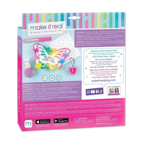 Make It Real, Pillangó Álom gyerek kozmetikai játékszett, 00319