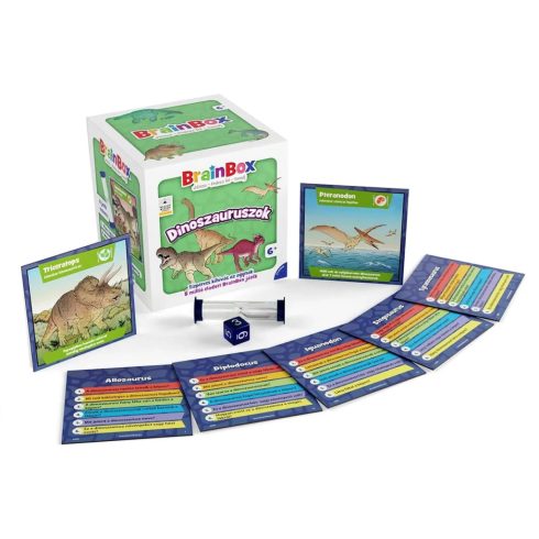 BrainBox, Dinoszauruszok társasjáték, Új kiadás, 00337