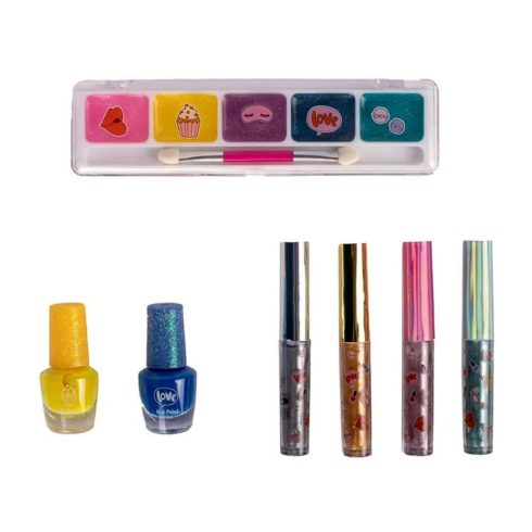 7 darabos make-up játékszett, fémes árnyalatok, 00349