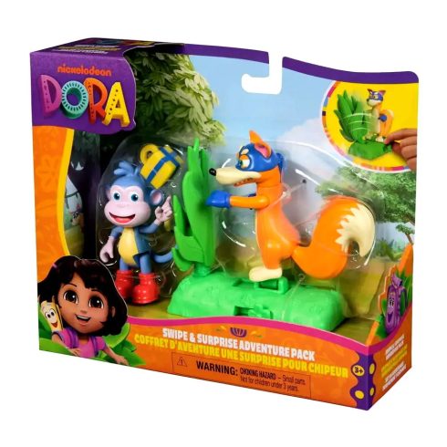 Dóra, a felfedező, Boots és Swiper figura csomag, 00422