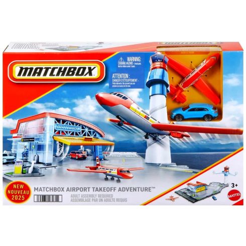 Matchbox Repülőtér és Légi Irányítóközpont játékszett, 00441