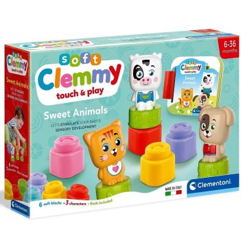 Clementoni Clemmy Baby Édes állatkák játékszett, 00471