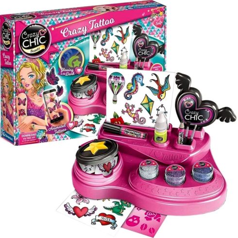 Clementoni Crazy Chic Őrült tetoválókészlet, 00476