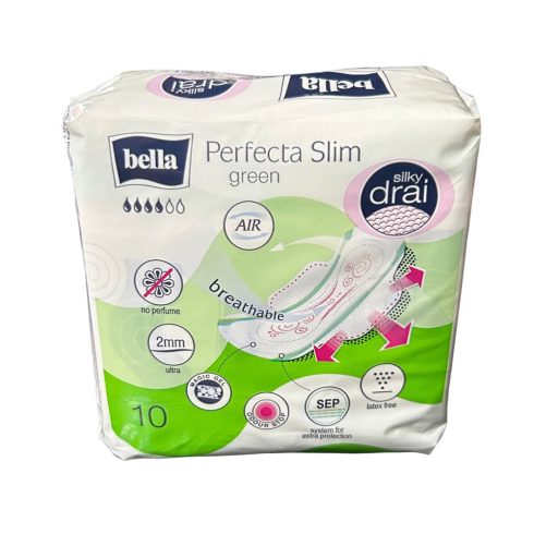 Bella egészségügyi betét, 10 db green - 00480