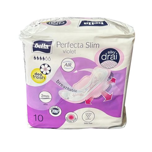 Bella egészségügyi betét, 10 db violet - 00482