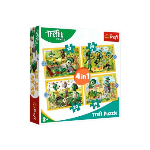 Trefl 4 az 1-ben puzzle Trefliékkel - 00546