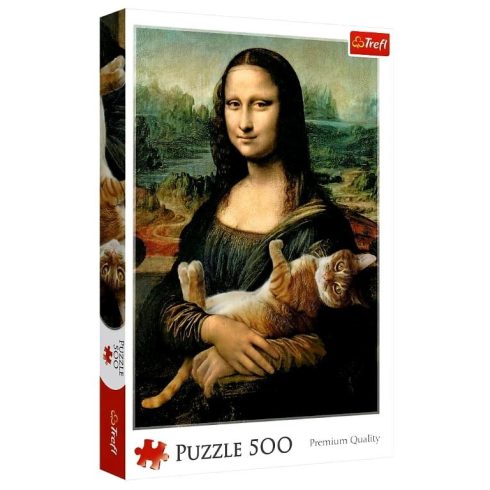 Trefl 500 darabos puzzle - Mona Lisa - 00549