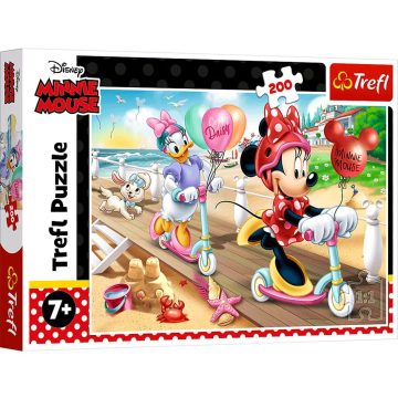   Trefl 200 darabos puzzle - Minnie egér a tengerparton - 00554