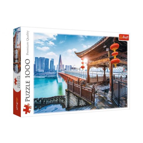 Trefl - 1000 darabos puzzle - Chongqing Kína - 00557