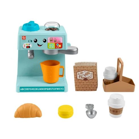Fisher Price Kacagj és Fejlődj, Barista Kávéfőző játékszett, 00558