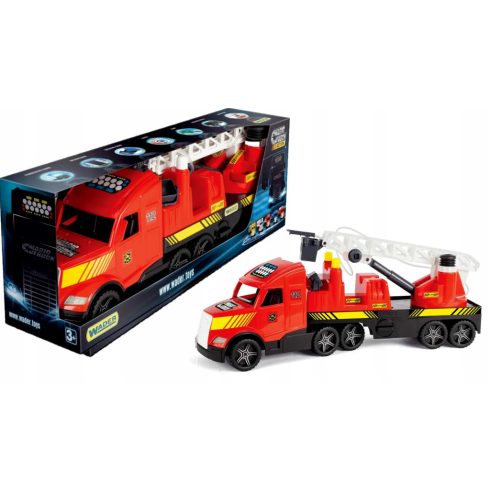 Wader Magic Truck, Tűzoltókamion 81 cm, 00587