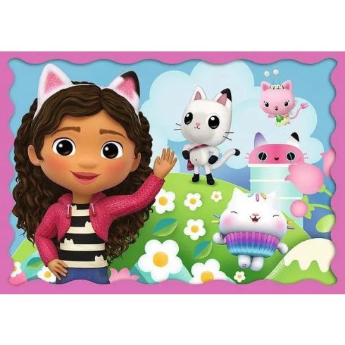 Clementoni 4 az 1-ben puzzle csomag, Gabi babaháza, 00607