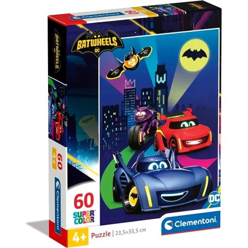 Clementoni Batwheels, 60 darabos puzzle, 00608