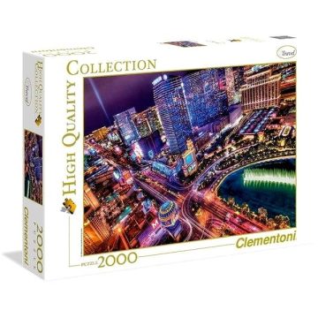 Clementoni - 2000 darabos puzzle - Las Vegas - 00624