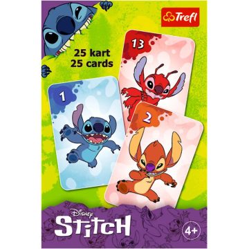 Trefl, Stitch fekete péter játékkártya csomag, 00628