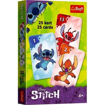 Trefl, Stitch fekete péter játékkártya csomag, 00628