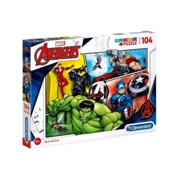   Clementoni - 104 darabos puzzle - Marvel Bosszúállók - 00629