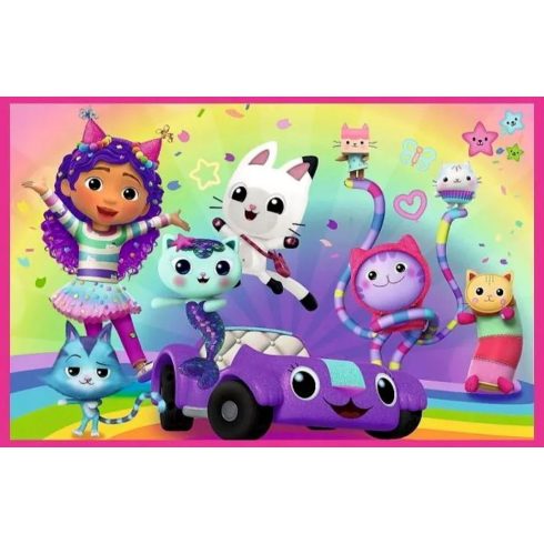 Trefl 2 x 24 darabos puzzle csomag, Játsszunk Gabival, 00642