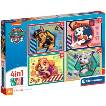 Clementoni Mancs őrjárat 4 az 1-ben puzzle csomag, 00655