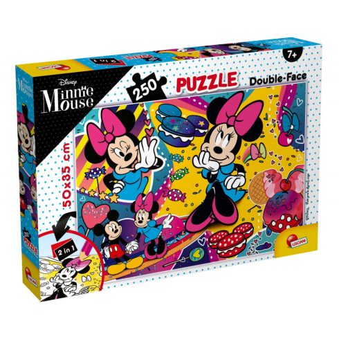 Lisciani 2 az 1-ben Minnie egér puzzle - 00682