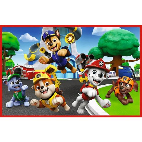 Trefl, 2 x 24 darabos Mancs őrjárat puzzle csomag, Játékos nap, 00719