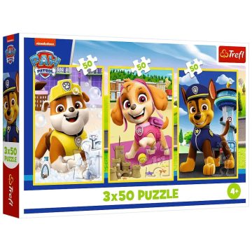   Trefl, 3 x 50 darabos puzzle, Mancs őrjárat, A mi kiskutyáink, 00721