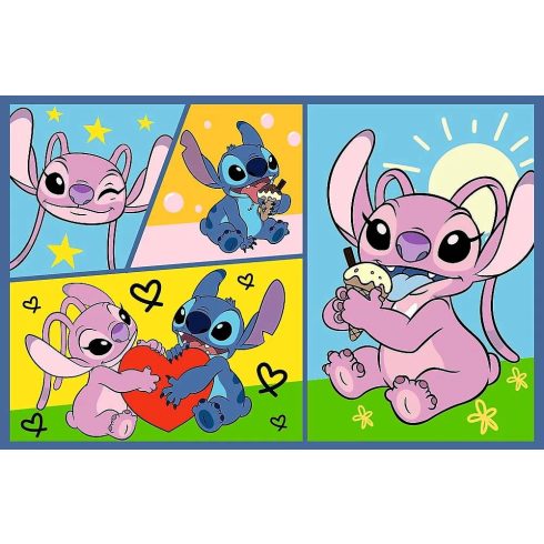 Trefl 2 x 70 darabos Disney, Stitch puzzle csomag, 00737