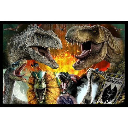 Trefl 2 x 200 darabos Jurassic World puzzle csomag, 00741