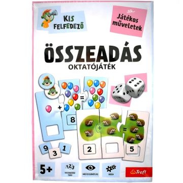   Trefl, Kis felfedező oktatójáték, összeadás, új kiadás, 00761