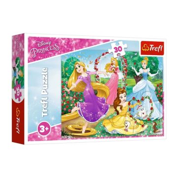   Tref, Disney Hercegnők, Légy hercegnő,  30 darabos puzzle csomag, 00765