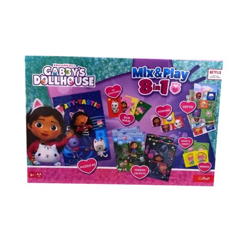 Trefl, Gabi babaháza 8 az 1-ben társasjáték gyűjtemény, 00774