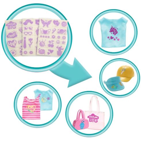 Barbie Ruhatervező játékszett, 00800