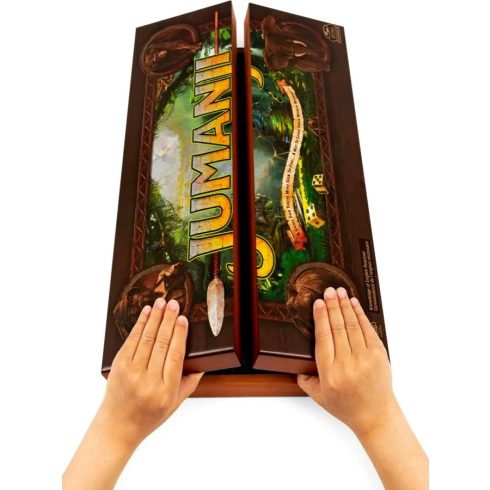 Jumanji társasjáték, új kiadás fadobozban, 00929