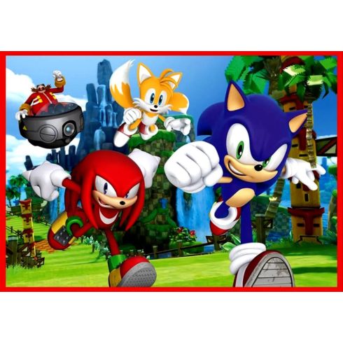 Trefl Sonic, 4 az 1-ben puzzle csomag, 00942