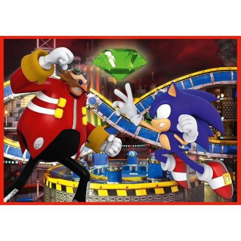 Trefl Sonic, 4 az 1-ben puzzle csomag, 00942