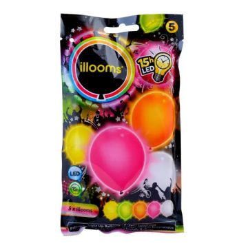   Illooms LED Lufi, 5 darabos csomag nyárias színekben, 00970