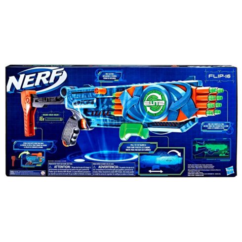 Nerf Elite 2.0 Flip 16 szivacslövő fegyver - 17 darabos szett - 00987