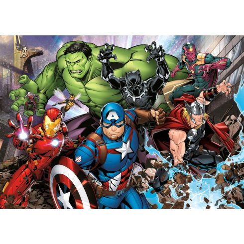 Clementoni Marvel Bosszúállók puzzle - 2 x 60 darabos csomag - 01043