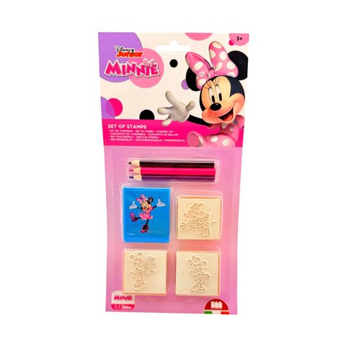 Minnie egér, bélyegző nyomda játékszett, 01057