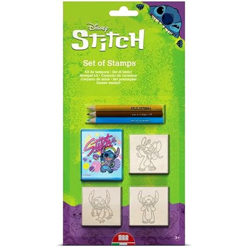 Lilo & Stitch, bélyegző nyomda játékszett, 01058