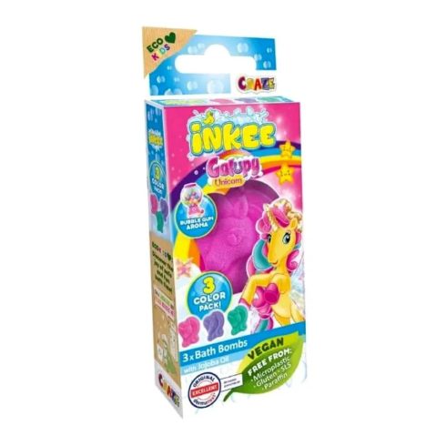 Craze Inkee, Vegán Unikornisos Fürdőforma, 3 darabos csomag, 01065
