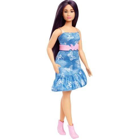 Mattel Barbie, Fashionista stílusos baba pillangó ruhában, 01108
