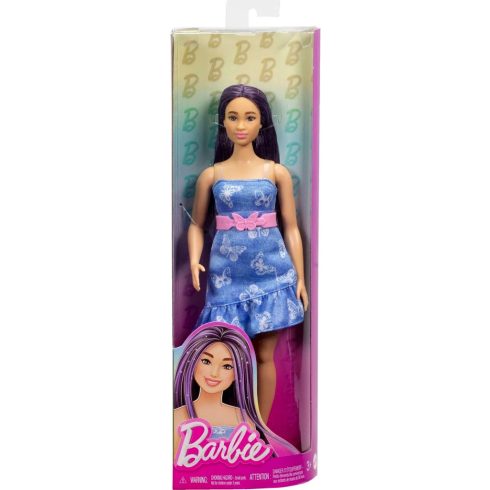 Mattel Barbie, Fashionista stílusos baba pillangó ruhában, 01108