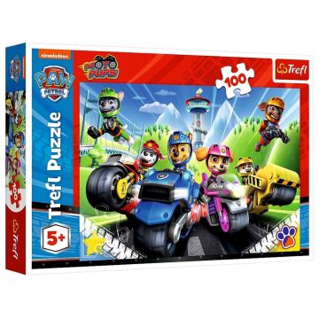   Trefl Mancs őrjárat Motoros Kutyusok - 100 darabos puzzle - 01208