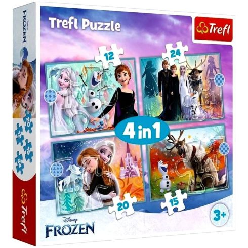 Trefl 4 az 1-ben Jégvarázs puzzle - 01219